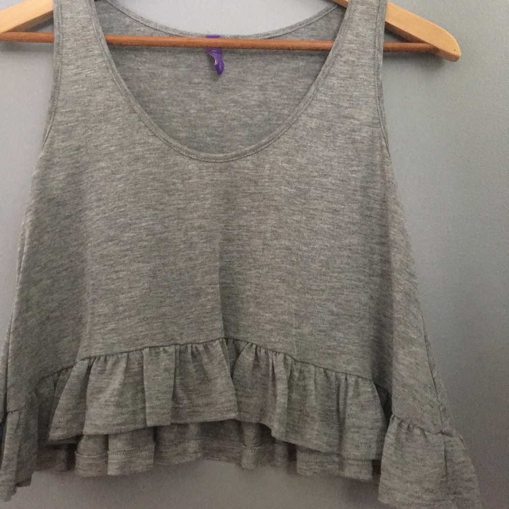 LF | Emma and Sam Gray Crop Top
